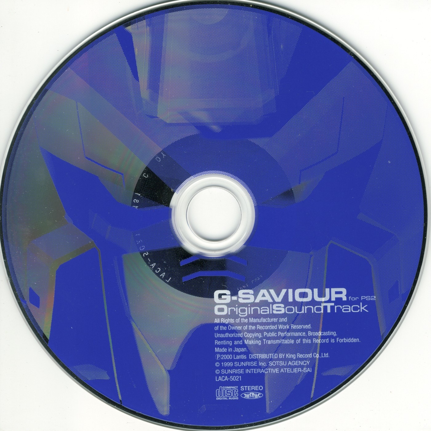 G-SAVIOUR for PS2 OriginalSoundTrack (2000) MP3 - Download